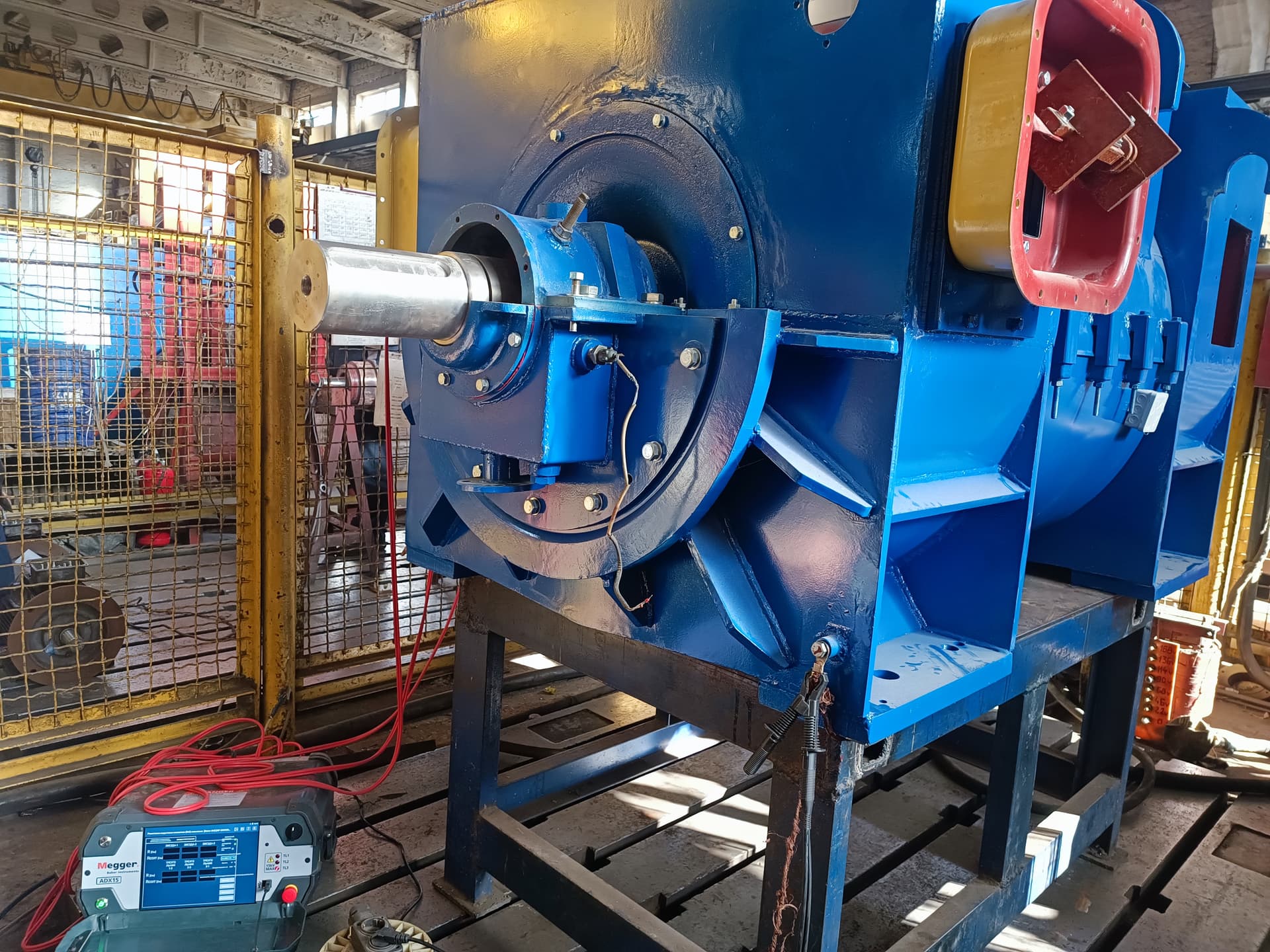 High-voltage testing of an electric motor after repair