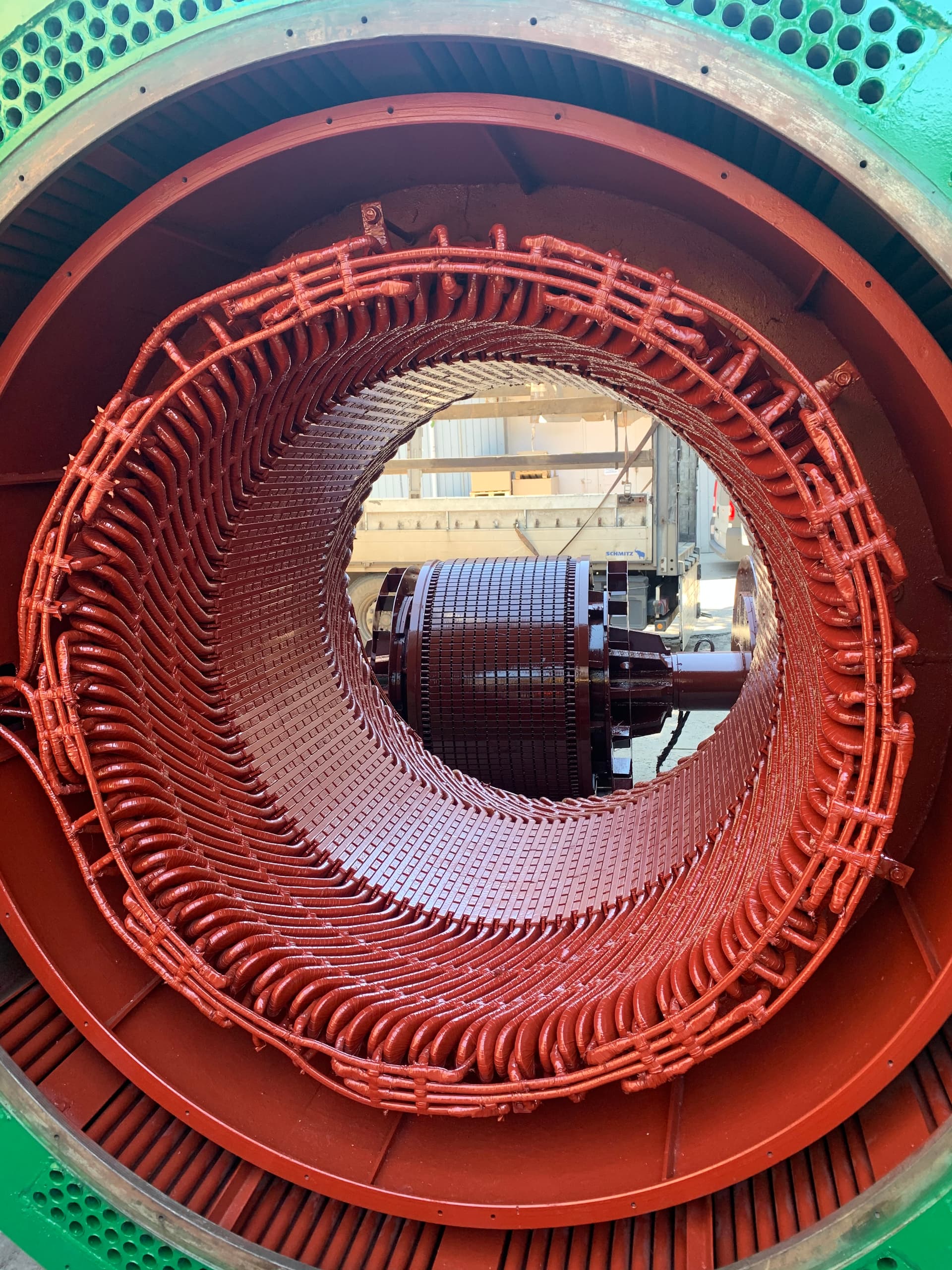 Rewinding of an asynchronous motor with "Monolith" insulation