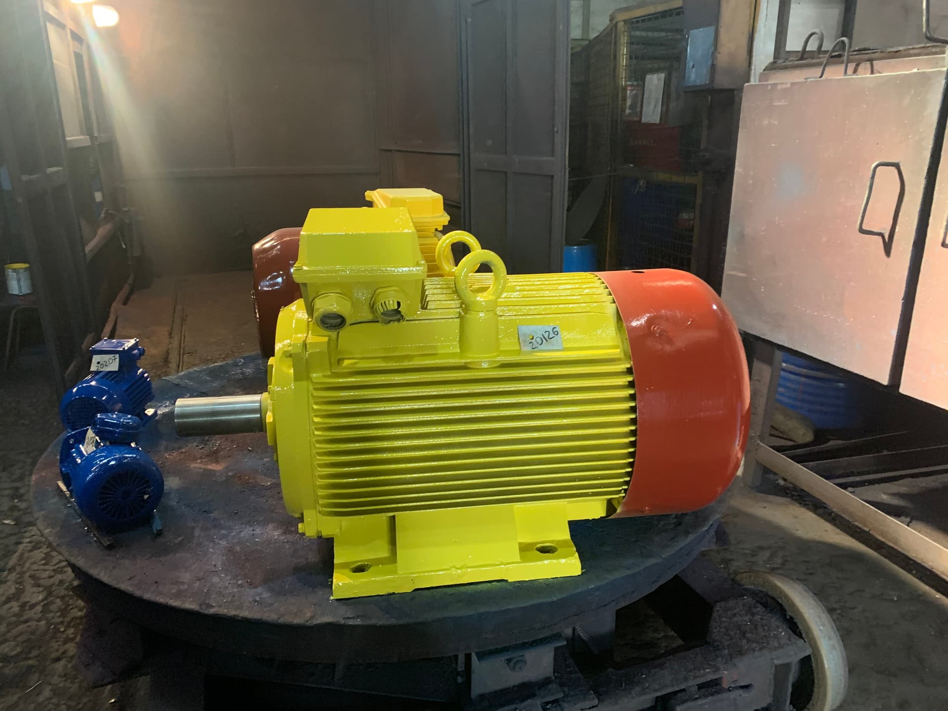 Electric motor installed after repair