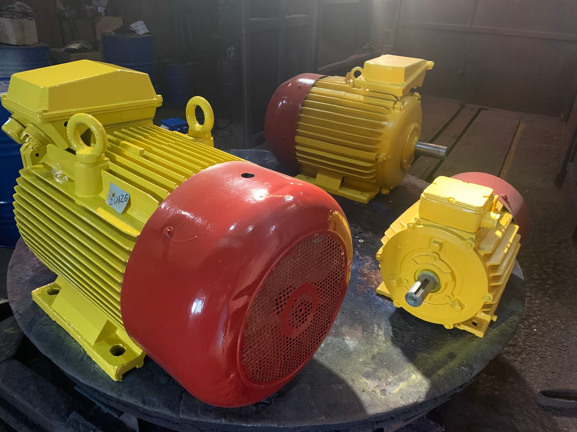 General-purpose electric motors after repair and rewinding