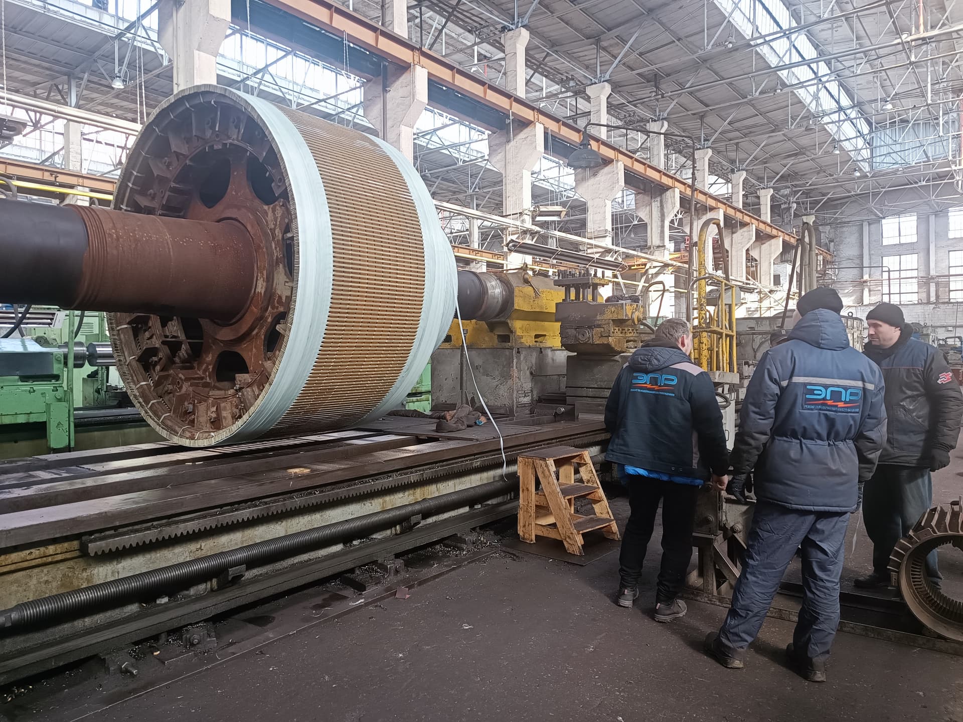 Rotor machining