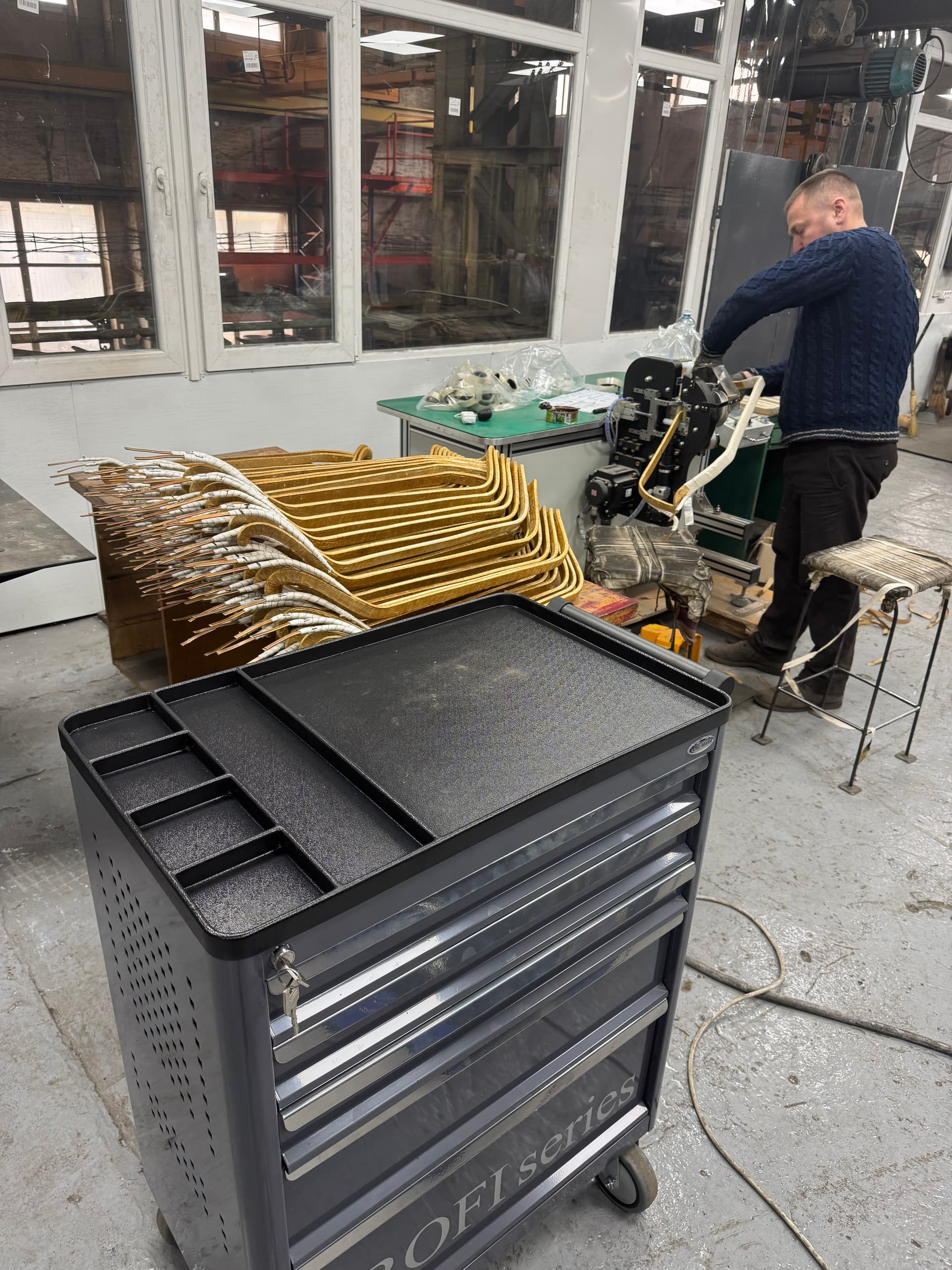 Manufacturing of stator winding section